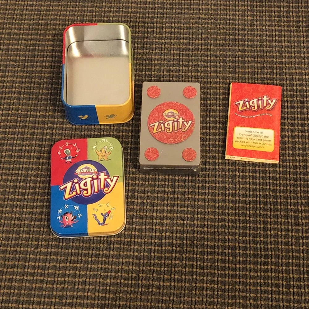 CRANIUM ZIGITY COLLECTIBLE TIN GAME - NEVER OPENED